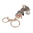 thumbnail image 2 of Llavero De Cristal, Duradero, Sin Desvanecimiento, Llavero De Zorro Pequeño, Aplicación Amplia, Aleación De Zinc Para Bolso ANGGREK Keychain Rings, 2 of 8