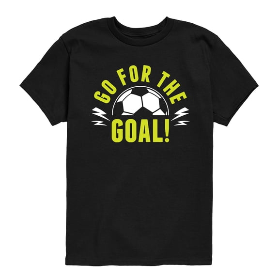 Instant Message - Go for the Goal - Youth Boys Short Sleeve Graphic T-Shirt