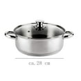 thumbnail image 4 of Lojalitet 28 cm Induction Stainless Steel Cooking Pot, Silver, 4 of 4