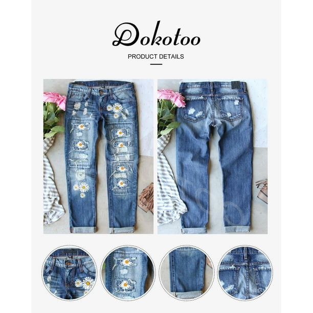 パンツ 99%is Side Ripped Flower Washed Denim flower bleach wide denim pants (washed black) - RUNDS | 60