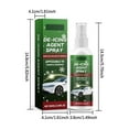 thumbnail image 3 of Qiweii 100ml Car Glass De-Icer Spray, Anti-Freeze Anti-Fog Dust Shield, Clear Winter Vision for Automobiles, 3 of 9