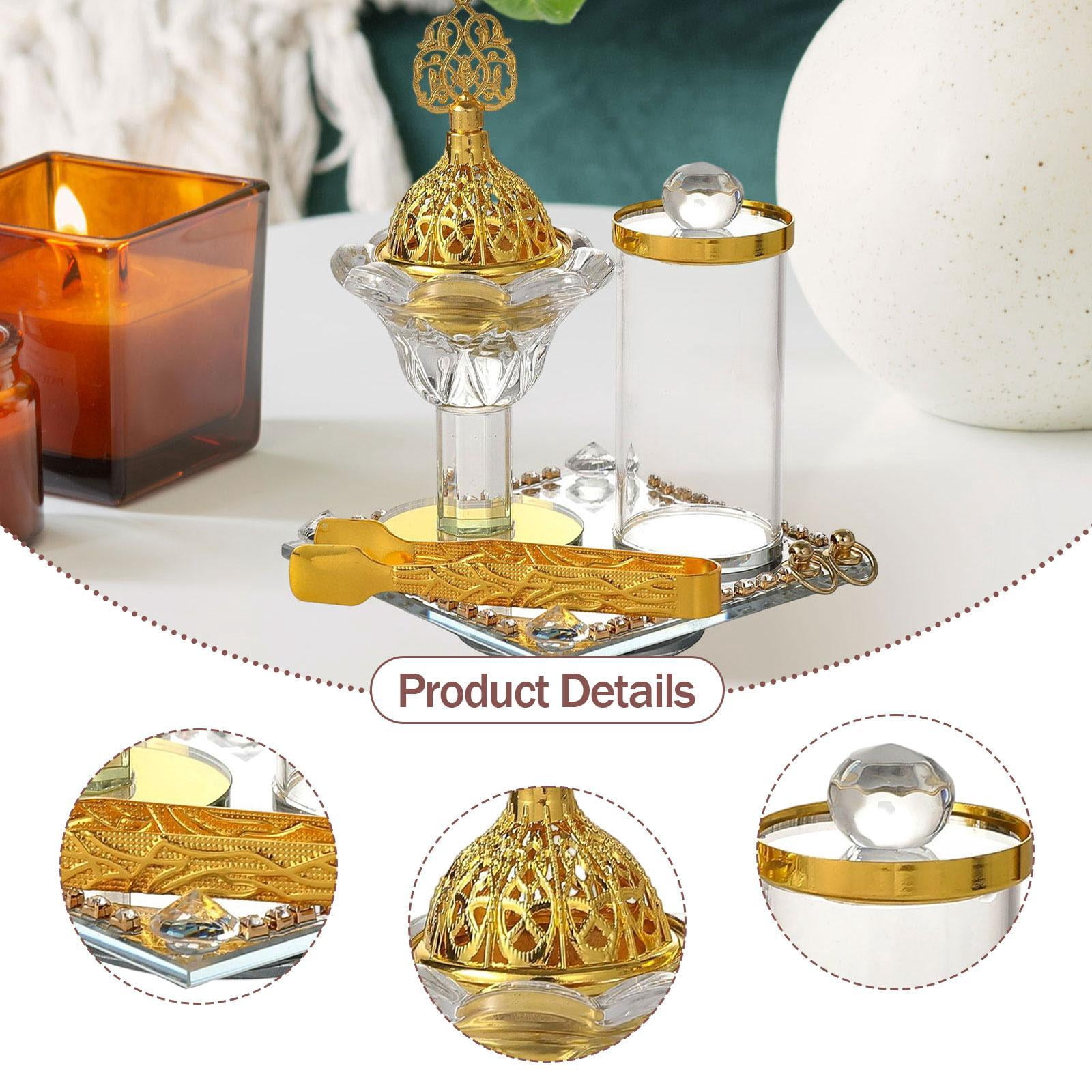 WLPZXP Arabian Incense Burner Gift Incense Cone Holder for Home Bedroom Living Room