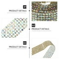 thumbnail image 3 of ONAPARTER Adhesive Drill Rhinestones Crystal Banding Belts Wraps Trim Mesh Diamond Trimming Ribbon Tape （As Shown）, 3 of 6