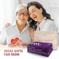 thumbnail image 2 of Gifts for Mom Christmas, Mom Birthday Gifts Blanket, Moms Gift for Women from Daughter Son, We Love You Present for Mother Mommy Mothers Day 80" x 60", Purple, 2 of 7