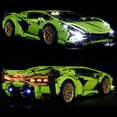 thumbnail image 2 of LED Light Kit for Legos 42115 Lamborghini car Building Set, Remote Control Version Lighting Kit Compatible with Legos 42115 Set (Only Lights Kit Without Model), 2 of 6