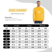 ProtectX 2 Pack High Visibility Sun Protection Lightweight Long Sleeve Hoodie, UPF 50+ Quick-Dry, SPF UV Shirt, Active Wear - Neon Green