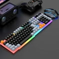 thumbnail image 6 of Ankereame Wired Keyboard and Mouse Combo, RGB Backlit Mechanical Feel, 16000 DPI, No Lag USB, for Gaming & Office, 6 of 6