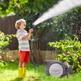 thumbnail image 4 of HAUSHOF 1/2" x 100 ft Retractable Garden Hose Reel with Automatic Rewind, 10-Pattern Spray Nozzle, Durable High-Pressure Hose, and 180° Swivel Bracket – Perfect for Watering Gardens, Cleaning Patios, 4 of 15