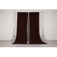 thumbnail image 5 of Solid Poplin Window Curtain or Photography Backdrop 58" Wide - Brown, 5 of 5