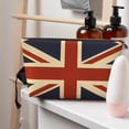 thumbnail image 7 of Retro British Flag Handbag Purse Tote Organizer Zipper Closure Cosmetic Pouch Bag For Travelling, 7 of 7