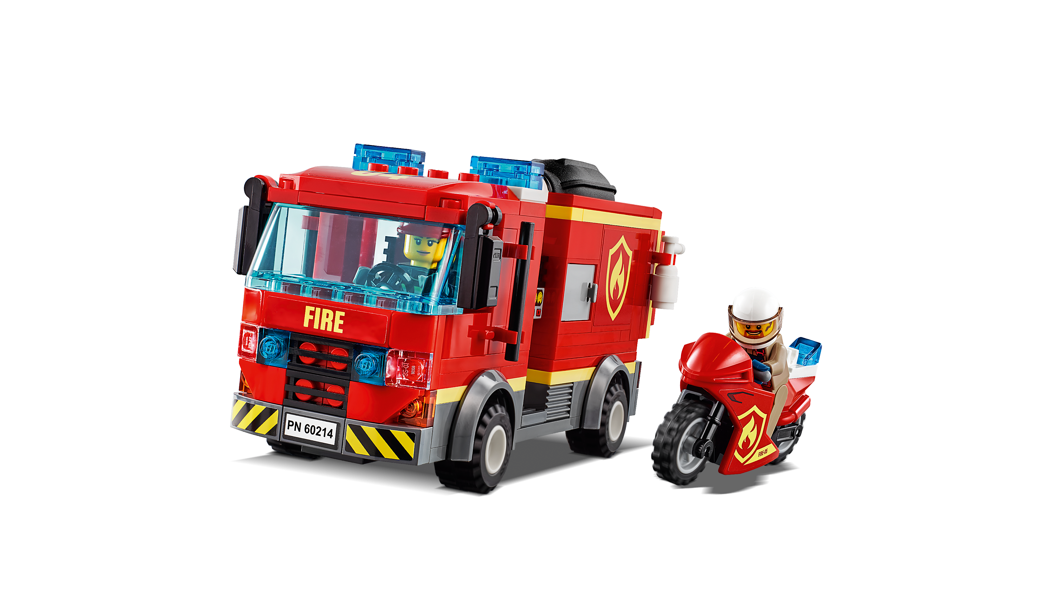 lego hamburger fire