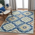 thumbnail image 2 of SAFAVIEH Suzani Eveleen Abstract Area Rug, Navy/Green, 5' x 8', 2 of 7