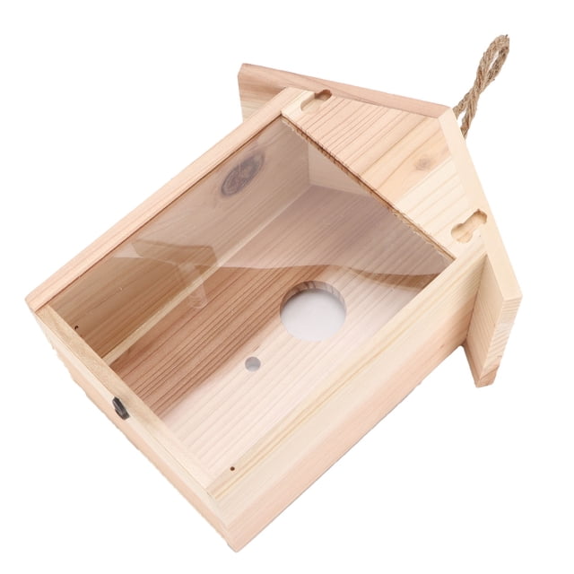 Wooden Window Bird House, Outdoor Bird House Thermal Insulation For Home For Garden