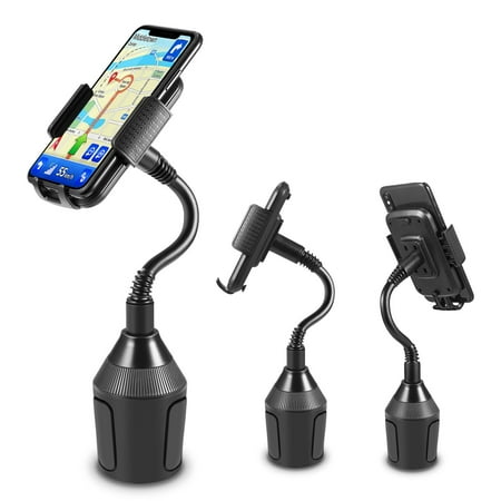 - Luxmo Universal Adjustable Quick Release And Rotatable Cup Holder for GPS Cell Phone Car Mount