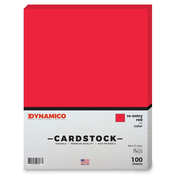 Akvarium Republikanske parti Gør livet Re-Entry Red Cardstock Paper ? 8 1/2 x 11" Medium weight 65 LB (175 gsm)  Cover Card Stock - for Cards, Invitations, Brochure, Award, and Stationery  Printing - 100 Sheets Per Pack - Walmart.com