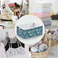 thumbnail image 3 of WOBOGO Hibiscus Flowers Storage Basket Foldable Easy to Clean Durable with Hollow Support Plate with Handle 11.02×11.02×11.02 in, 3 of 8