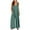 Blue, variant on ZQGJB Womens Jumpsuits Casual Dressy Jumpers Summer Outfits V Neck Sleeveless Wide Leg One Piece Rompers Long Overalls Pants Fashion Clothes with Pocket Black M