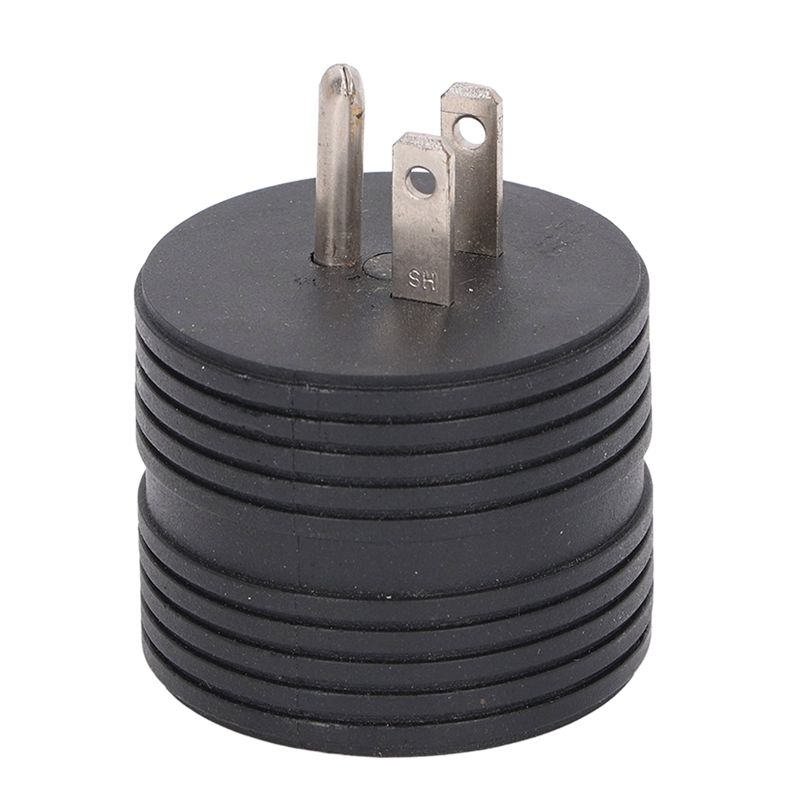 RV Adapter Nema 5 15P Male to TT 30R Female 125V 1875W Rated PVC Copper RV Generator Plug for Outdoor US Plug 125V