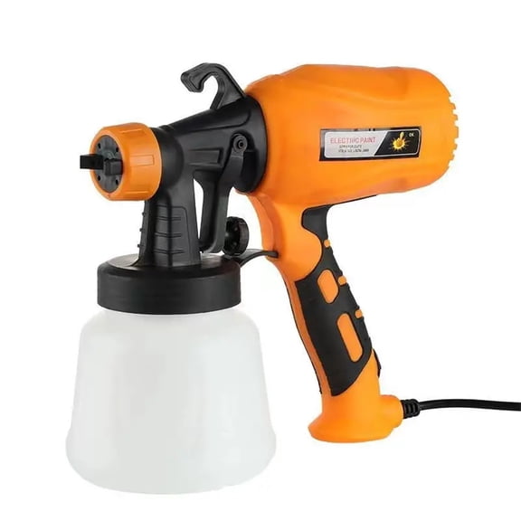 Xihbxyly Pistola Pulverizadora de Pintura, Tecnología Hvlp Versátil, Aplicación Eficiente de Pintura, Dos Boquillas, Tres Patrones de Pulverización, Recipiente de 900 Ml, Proyectos de Bricolaje, Dise