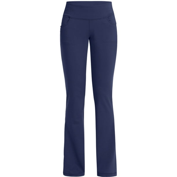 1 Pc Pantalon De Yoga Femme Noir Confortable Avec Pantalon Évasé, Mode en  ligne