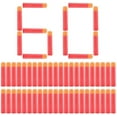 thumbnail image 1 of Refillable Mega Sponge EVA Round Head Soft Bullets Refill Darts for Elite Nerf N-Strike Mega Centurion Sniper Bullet Blaster Toy Gun, Red, 1 of 7