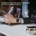 thumbnail image 3 of Compatible for Fitbit Versa Bands, Leather Band Replacement Wristband Men Women Smart Watch Accessory Strap for Fitbit Versa / Versa Lite, 3 of 7