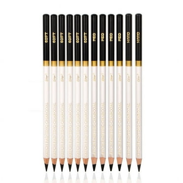 12Pcs Premium Charcoal Pencils Set for Kid Student Sketching Art Illustrations