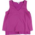 thumbnail image 1 of bar III Camiseta sin mangas tejida para mujer, rosa, extragrande, 1 of 2