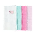 thumbnail image 2 of Luvable Friends Baby Girl Super Soft Cotton Washcloths, Owl, One Size, 2 of 4