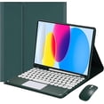 thumbnail image 1 of Funda con Teclado Touchpad para iPad 11.ª/10.ª Gen 11"/10.9" - Verde Oscuro, 1 of 8