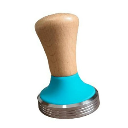 

Anti Slip Coffee Distributor Wood Handle Coffee Powder Hammer Leveler Tool