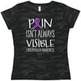 thumbnail image 3 of Inktastic Fibromyalgia Awareness Pain Isn't Always Visible Women's T-Shirt, 3 of 5
