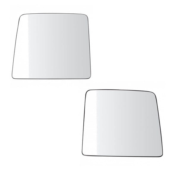 TRQ Exterior Tow Mirror Upper Glass Set LH RH Sides for 08-16 Ford Super Duty MGA04152 Fits select: 2008-2016 FORD F250, 2008-2016 FORD F350