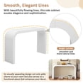 thumbnail image 4 of Noble House Table Console Moderne Minimaliste, Design Élégant et Polyvalent, Parfait, Cadre Robuste et Stable, Blanc, 4 of 8