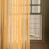 WHAMVOX  Rain Curtain Streamers Fringe Photo Backdrop Party Supplies Orange