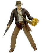 Angle View: Indiana Jones Raiders of The Lost Ark Figure w/ Golden Idol - (Disney Theme Park 2003 Exclusive)