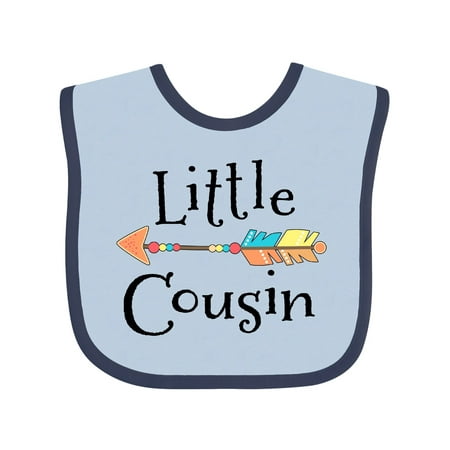 

Inktastic Little Cousin-arrow Gift Baby Boy or Baby Girl Bib