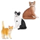 thumbnail image 4 of Modelos de gatito 3pcs modelos de figura de gato animal realista juguete de animal realista, 4 of 6