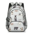 thumbnail image 2 of Boston Terrier Backpack for School,Cute School Bag,Schoolbag with Adjustable Shoulder Straps & Padded Back,16.9 Inch, 2 of 5