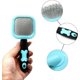 thumbnail image 4 of Pet Grooming Brushes - Shedding And Grooming Tools Dog Combs Shedding Combs Puppy And Cat Brushes Pet Knotting Combs - Blue, 4 of 4