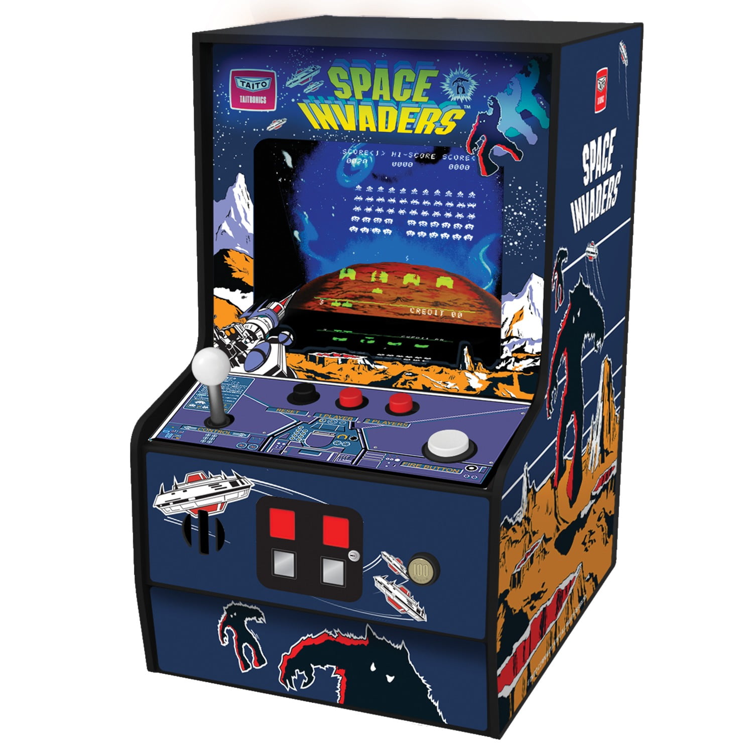 Official Space Invaders Mini Arcade Machine Taito Corp 2016 for sale online 