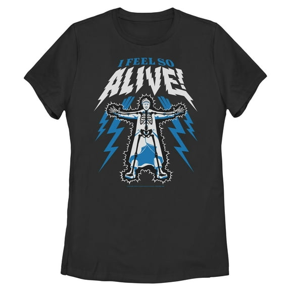 Womens Wednesday Uncle Fester I Feel So Alive T Shirt