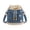 7# Blue, variant on Denim Crochet Bucket Bag, Drawstring Crossbody Shoulder Purse, Boho Jean Handbag with Daisy Embroidery and Adjustable Strap