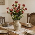 thumbnail image 4 of Artificial Eucalyptus Milanese Faux Bouquet,Front Door Wreath Style Wall Hanging Spring Summer Home Decor, 4 of 5