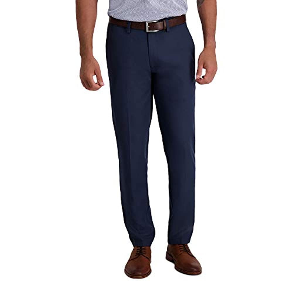 Haggar Haggar Men's Cool 18 Pro Slim Fit Premium Flex Flat Front Pant