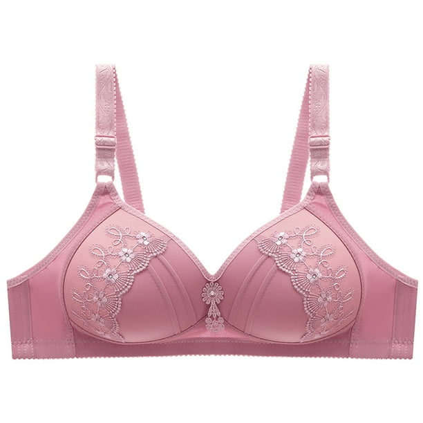 B91xZ Front Close Wirefree Back Support Posture Full Coverage Bra