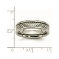 thumbnail image 6 of Titanium Polished w/Grey Carbon Fiber Inlay 6mm Band, 6 of 7