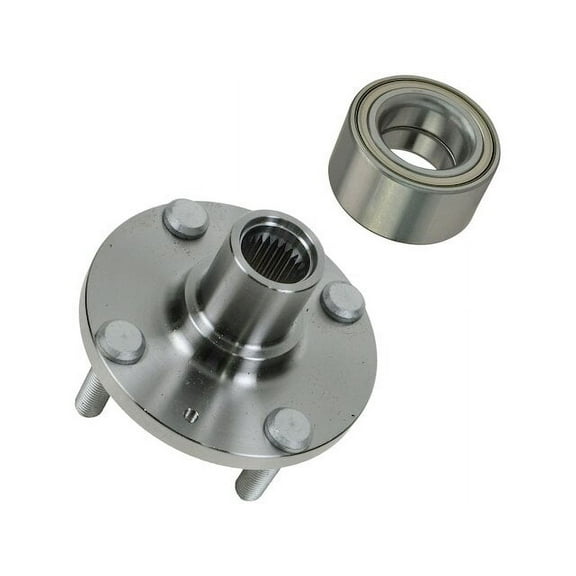 Front Wheel Hub and Bearing Kit 2 Piece - Compatible with 2006 - 2011 Kia Rio 2007 2008 2009 2010