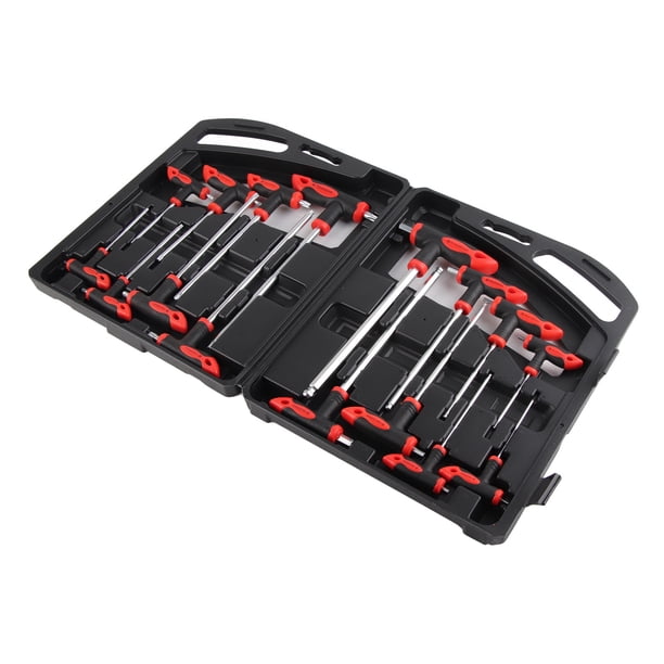 Splay de Hexadecimal, T en Forma de T, Set de Destornillador de Ergonólico, Almacenamiento fácil para el Mantenimiento de la Maquinaria de la Línea de producción de