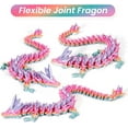 thumbnail image 4 of 3D Printing Toys - 12" 3D Printed Dragon&Egg Cool 3D Printed Articulated Crystal Dragon Toy for Ages 8+ (L-random Candy), 4 of 6